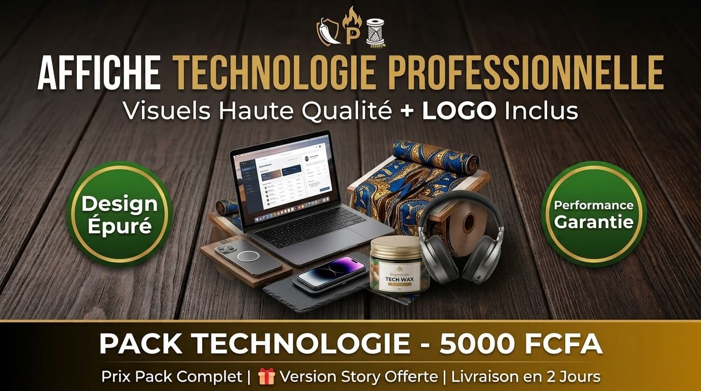 Affiche publicitaire pro - Design premium + Logo inclus â image 5