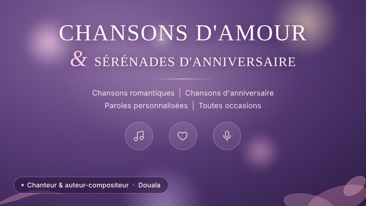I will create a custom love song and romantic birthday serenade